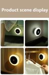 Magnet Attach Dimmable 91*91MM 0.33W Touch Sensitive Night Light Three Color