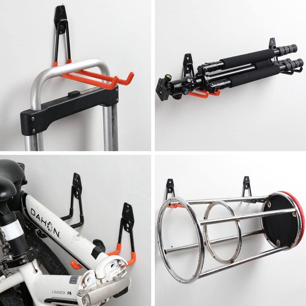 Wall Mount Heavy Duty Tool Rack for Organizing Power Tools and Bulk Items in Your Garage