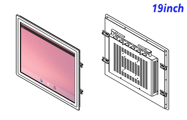 19-Inch Compact Android Display for Transportation Interfaces and Access Systems