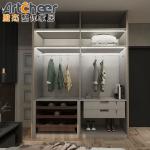 Artcheer Luxury Bedroom Furniture Walk In Closet Wardrobe Cabinets with European