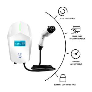 Quality 7KW 11kw EVSE Charging Station 50 Amp EV Charger OEM wholesale