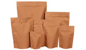Quality Stand Up Bag Kraft Paper Pouch Bag Composite Film For Packaging Granular Powder wholesale