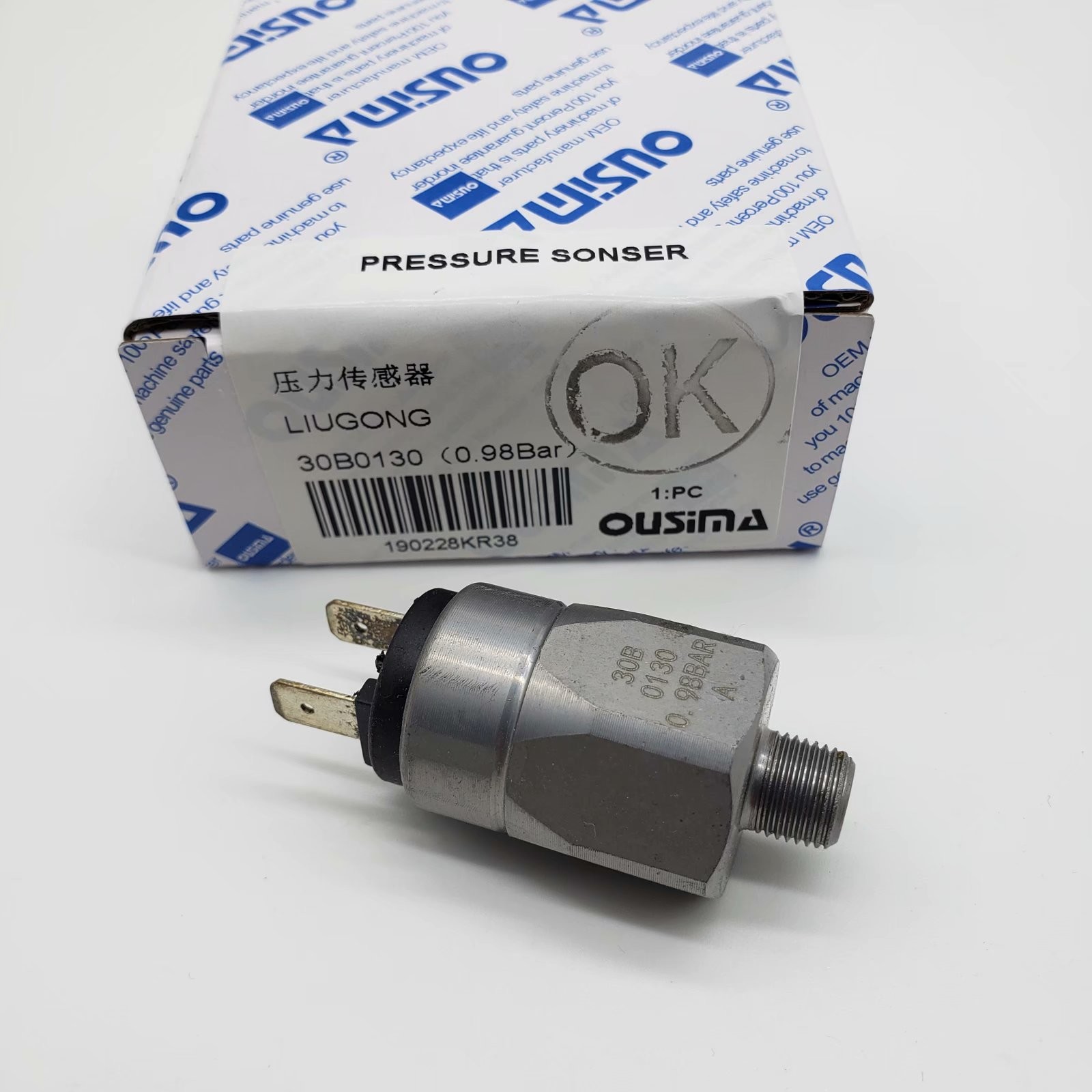 OUSIMA Eletric Excavator 30B0130 0.98 Bar Pressure Sensor