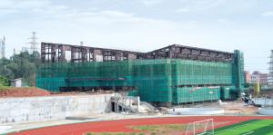 Quality Low Carbon Steel Building Steel Frame Fabrication For Gymnasium wholesale