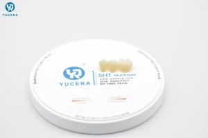 Quality Fresas Dentales Multilayer Zirconia Disc Excellent Bending Strength wholesale