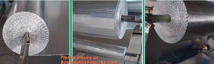 Double side Aluminium foil backed fiberglass fabric attic radiant barrier cloth,aluminium foil woven cloth, bulding mate