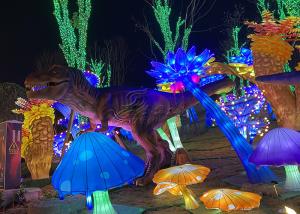 Quality Special Keel Made Fabric Chinese Lanterns Seaweed Dinosaur Combination To Show Festival wholesale