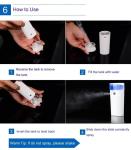 Nano Mister For Eyelash Extensions , Rose Red Nano Handy Mist Spray