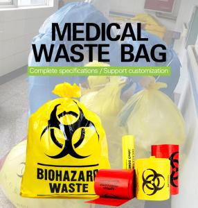 Quality Hazardous Trash Can Liners – Medical Grade No Leak Bags - Biohazard Symbol for Safe Infectious Waste Disposal wholesale