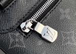 Leather Message Tote Ladies White Cross Body Bag Monogram Eclipse