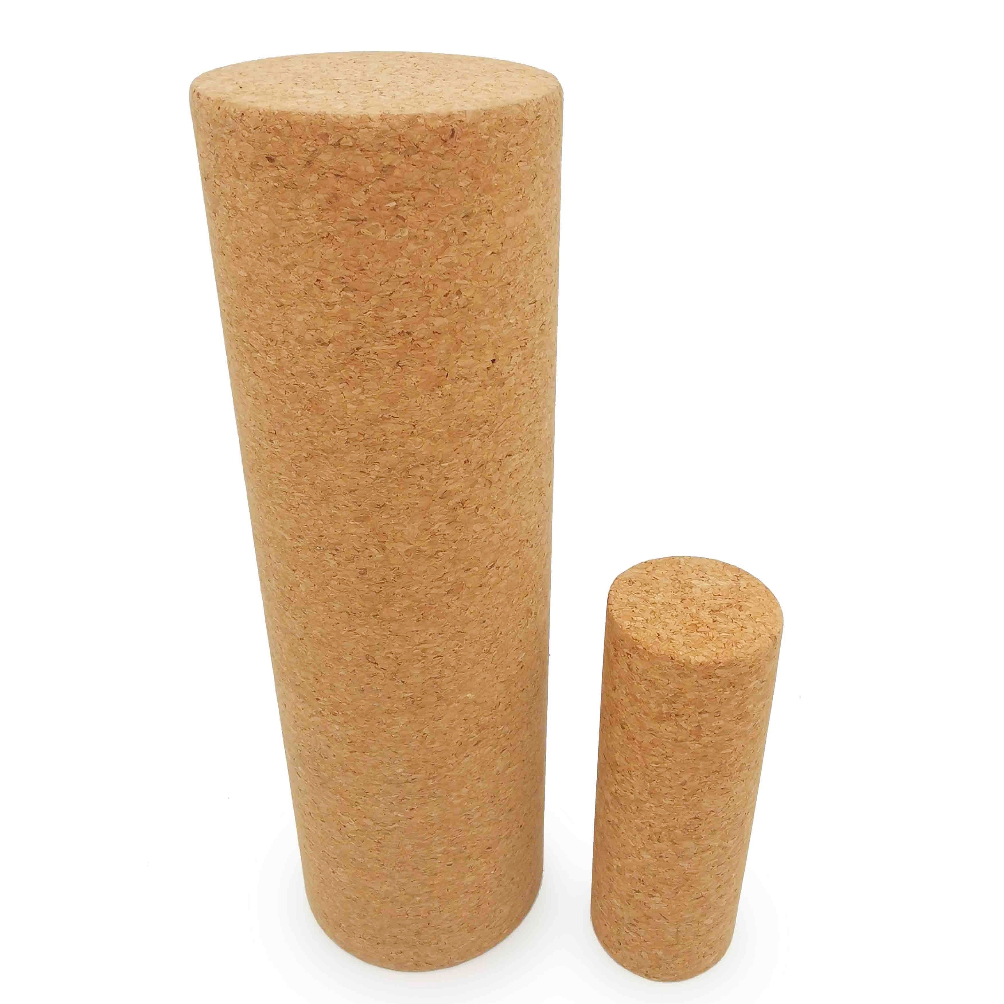 Natural Cork Yoga Roller Massage Muscle Fitness Portable Easy to Clean