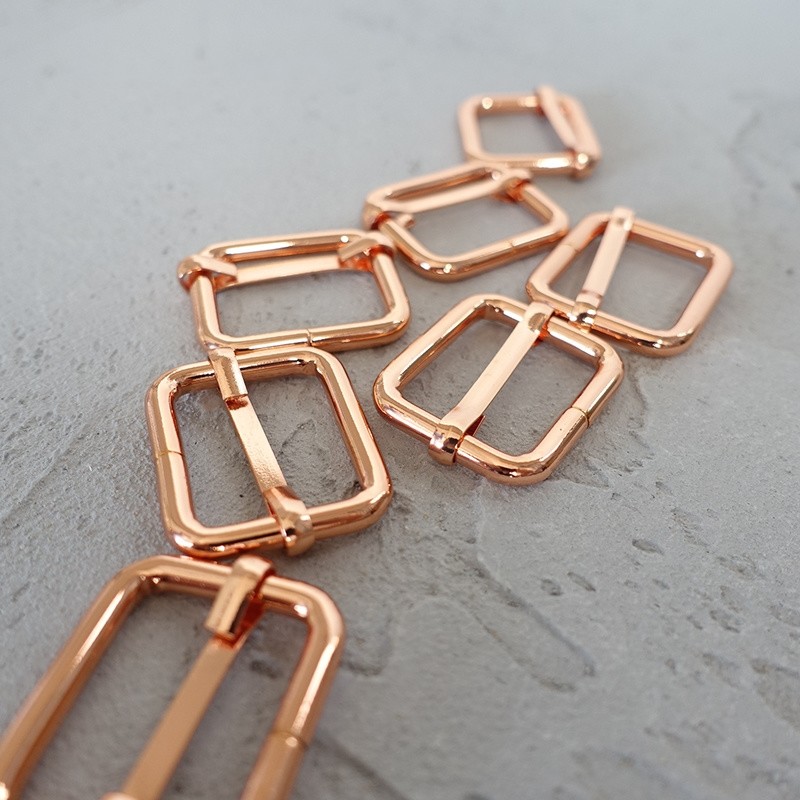 Metal Luggage Hardware Buckle Chain PVD Electro Colouring System