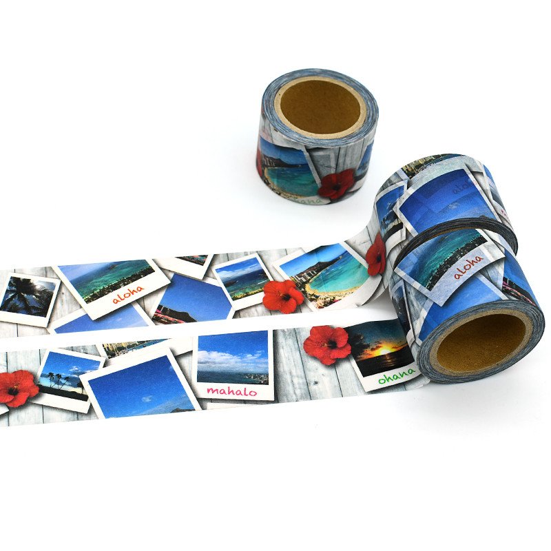 Kawaii Custom Printed Washi Tape Wholesale Japanese Paper Adhesive Washi Tape