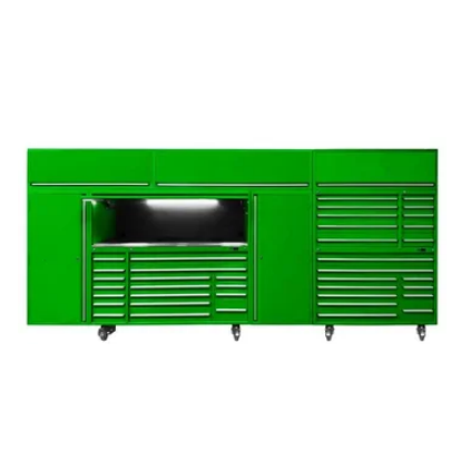 72" Rolling Tool Cabinet Heavy Duty Lockable Storage for Garage and Garden Equipment