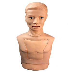 Quality Feeding Nasogastric Tube Intubation Manikin Cpr Half Body For Medical Training wholesale