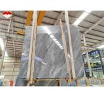 Popular Space Grey Marble Big Slab for Modern Light Gray Stairs in House and