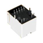 LPJD4713BFNL 1000 Base-T Gigabit Vertical RJ45 Jack With Magnetics Green/Green