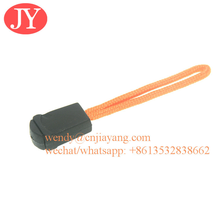 Jiayang Durable nylon cord Zipper Pull Zipper Tags Cord Pulls Zipper