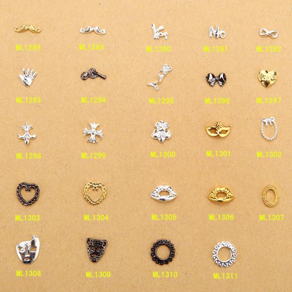 Hot NEW Wholesale Alloy Jewelry 3D Nail Art Jewelry Nail rhinestones Sticker