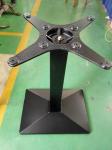 Outdoor Dining Table Legs Cast Iron Material Black Color 710mm Height