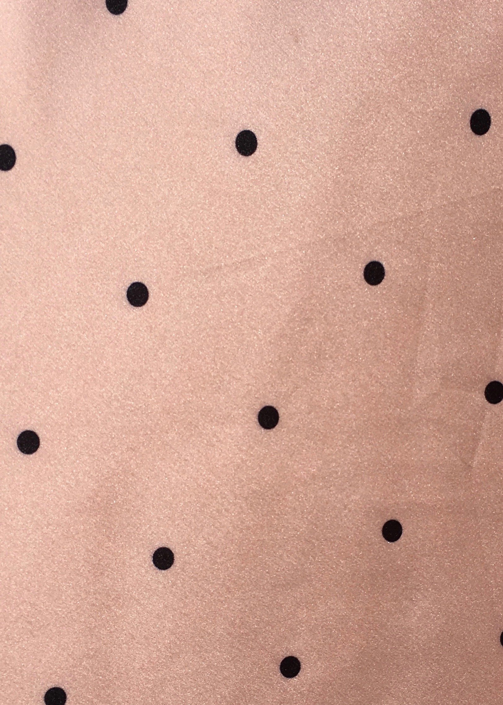 Women cowl neck polka dot peach color midi dress with adjustable straps