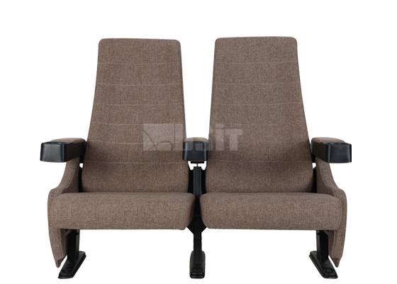 IMAX Luxury Swing Back Commercial Cinema Seats , Movie Theater Chairs Retractabl