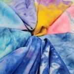 Antibacterial Spring Summer Fabrics 21s 80*60 180gsm Tie Dyed Soft Washed Denim