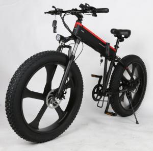 Quality Electric Bike 26 Inch 48v 1000w Fat Tire Mountain Snow Ebike Folding Electric Bicycle wholesale