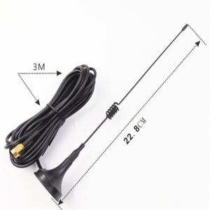 Quality 2.4G Wifi 9dbi Omni Magnetic Base Antenna SMA Male Connector With 3m RG174 Cable wholesale