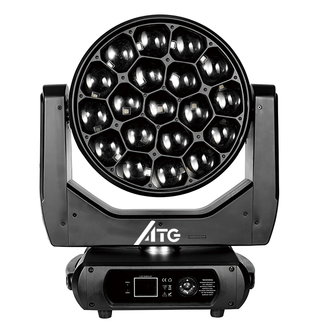 ATG Pixel Control Lens Rotation Dmx512 Control 19pcs*40w 4in1 Bee Eye 40w Event Light