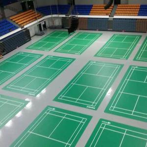 Quality Floor Accessories Provided Relle PVC Vinyl Flooring Rolls for Indoor Badminton Court wholesale