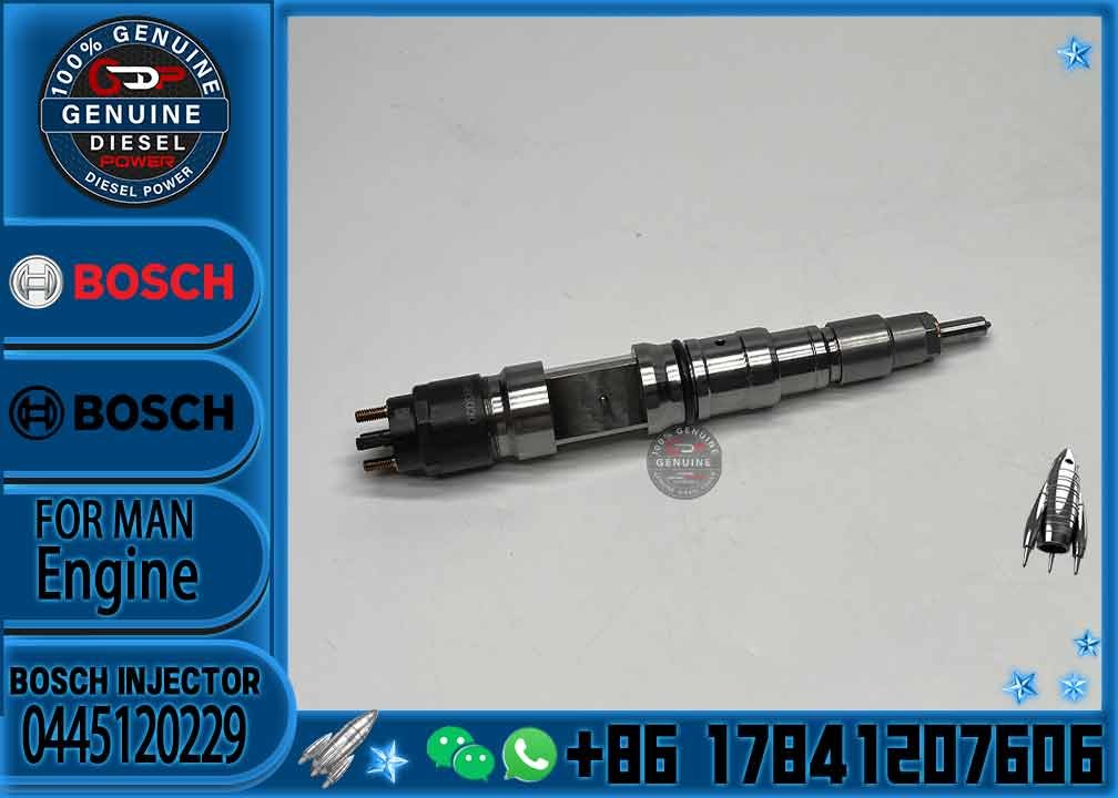 New Fuel Injectors 0445120229 X57507500024 EX575075000024 for BOSCH COMMON RAIL INJECTOR MTU engines