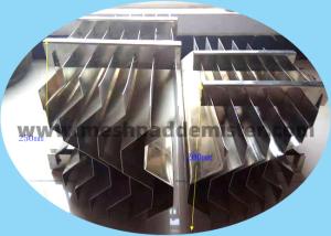 Quality Tack Weld Frame 316L Chevron Plate Demister Mist Eliminator wholesale