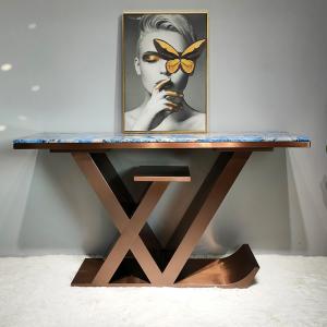 Quality Luxury Marble Console Tables With Stainless Steel - Modern Elegance wholesale