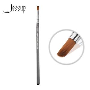 Quality Black Silver Jessup Makeup Brushes Angled Concealer Brush S137-169 wholesale