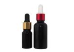 10ml 30ml Boston Round Black Matte Frosted Cosmetic30ml Frosted Glass Dropper