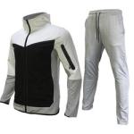 Fitted Printed Men Sportswear Set Gym Training Swimwear Two Pieces Tracksuit