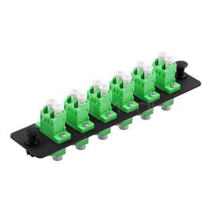 Quality 6 Port LC Fiber Patch Panel Loaded W/6 LC Fiber Adapter Panel wholesale