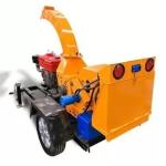 Diesel Powered Electric Start Wood Chipper Machine 82HP 5ton/ H