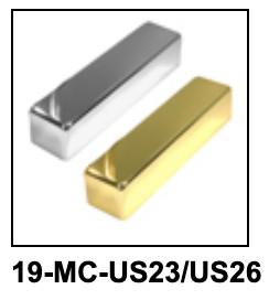 Quality Fire Alarm Concealed Door Closer Cover Plate Metal Cover US3 US 26 Door Closer Accessories wholesale