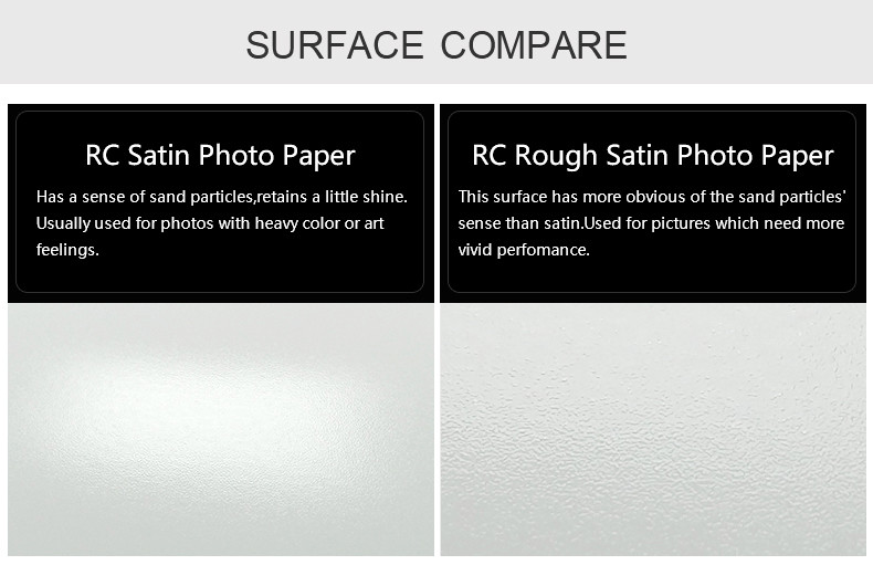 Rough Satin Waterproof Resin Coated Photo Paper , A4 Glossy Photo Paper 260gsm