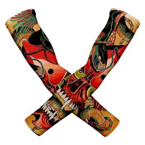 Quality Outdoor Sunscreen Sport Breathable Arm Sleeves Polyester Lycra Cool Dry Handsock wholesale