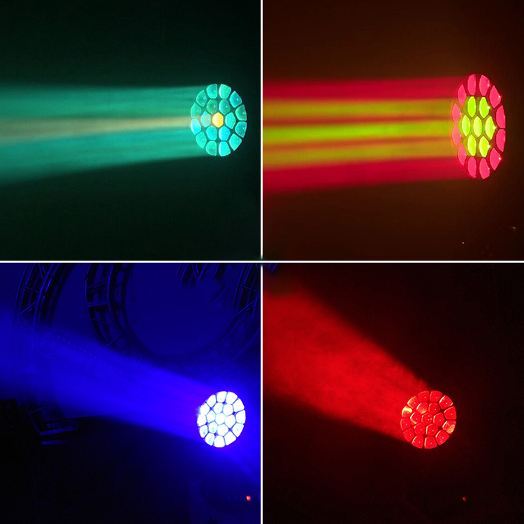 19pcs 15W Bee Eye LED Moving Head Wash Light For Show Party Lighting Effects