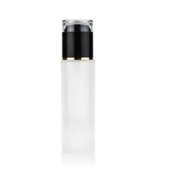 Frosted Empty Container Bottle Packaging Cosmetic Glass Bottle Set For Face