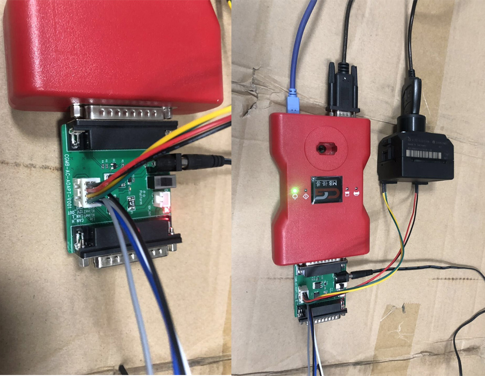 CGDI MB with Full Adapter including EIS Test Line + ELV Adapter + ELV Simulator + AC Adapter + New NEC Adapter Get