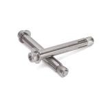 1/2 Diameter Stainless Steel Plated Expansion Anchor Bolt Screw Bolt Hex Head