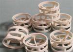 Spray Tower Transmission Packaging PTFE Pall Ring 76mm Chemical Resistant