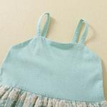 Toddler Baby Girls Tutu Dress Tulle Sundress Ribbed Top Layered Tulle Skirt