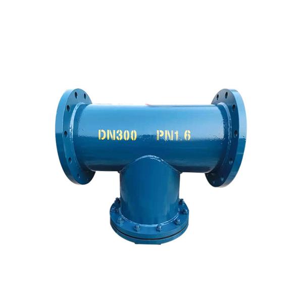 Blue Stainless Steel Filter housing Straight Through Sewage basket strainer