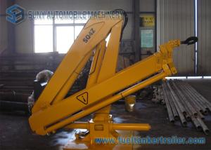 Quality Folding Arm 4 Ton Crane Mounted Truck 9400mm Max Working Radius wholesale